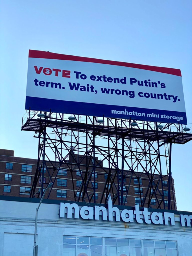 Vote to extend Putin's term. Wait, wrong country.